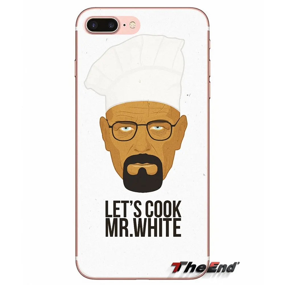 For iPhone X 4 4S 5 5S 5C SE 6 6S 7 8 Plus Samsung Galaxy J1 J3 J5 J7 A3 A5 2016 2017 Breaking Bad Let's Cook Silicone TPU Case |