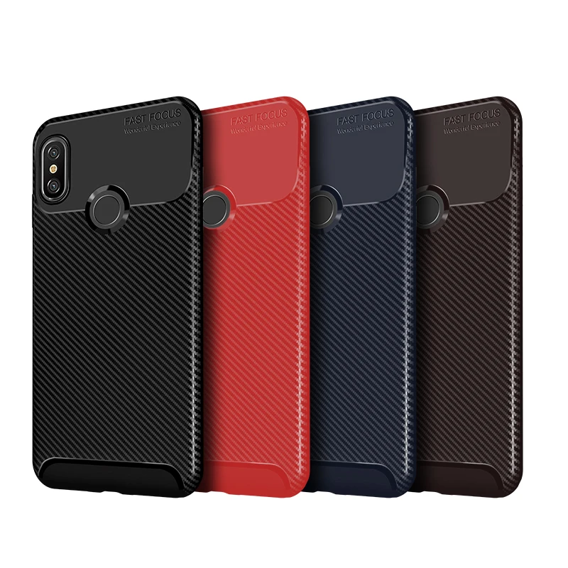 Чехол для xiaomi Redmi Note 6 Pro чехол 26 дюйма защитный из углеродного волокна Xiaomi