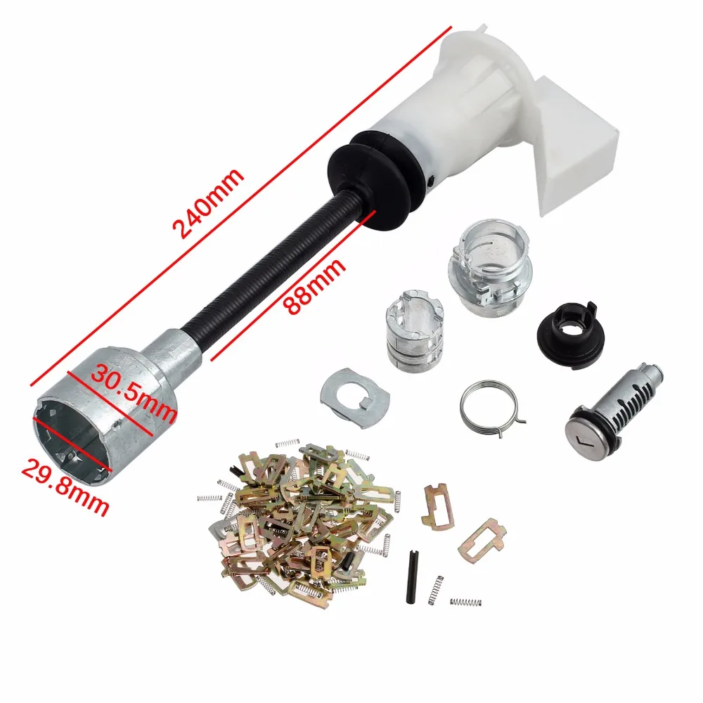 AUTOUTLET 1343577 240 мм Замок капота и комплект для ремонта защелки набор FORD FOCUS MK2 2005-2011