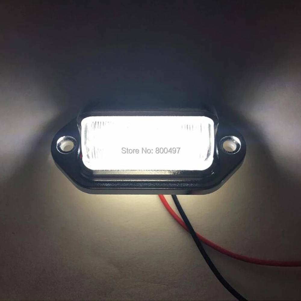 2 x Car LED Number Licence Plate Light Rear Tail Lamp Truck Trailer Lorry Auto Lights for Ford BMW Toyota VW Honda Kia | Автомобили и