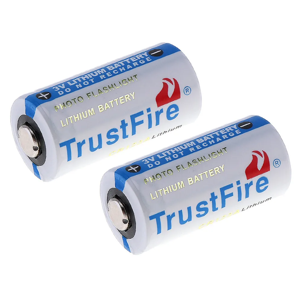 TrustFire 3 в 1400 мАч 16340 CR123A литиевая батарея с предохранительным клапаном