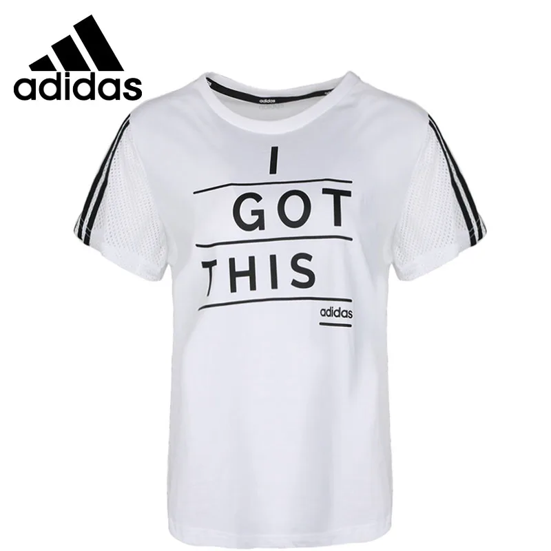 Женская футболка с коротким рукавом Adidas NEO W FV оригинальная спортивная одежда 2019 |