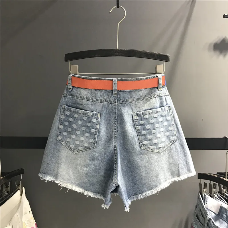 

European New Fashion Summer Women's Fake Two Piece Jeans Shorts Skirts Double Pockets Female Girls Denim Skirts