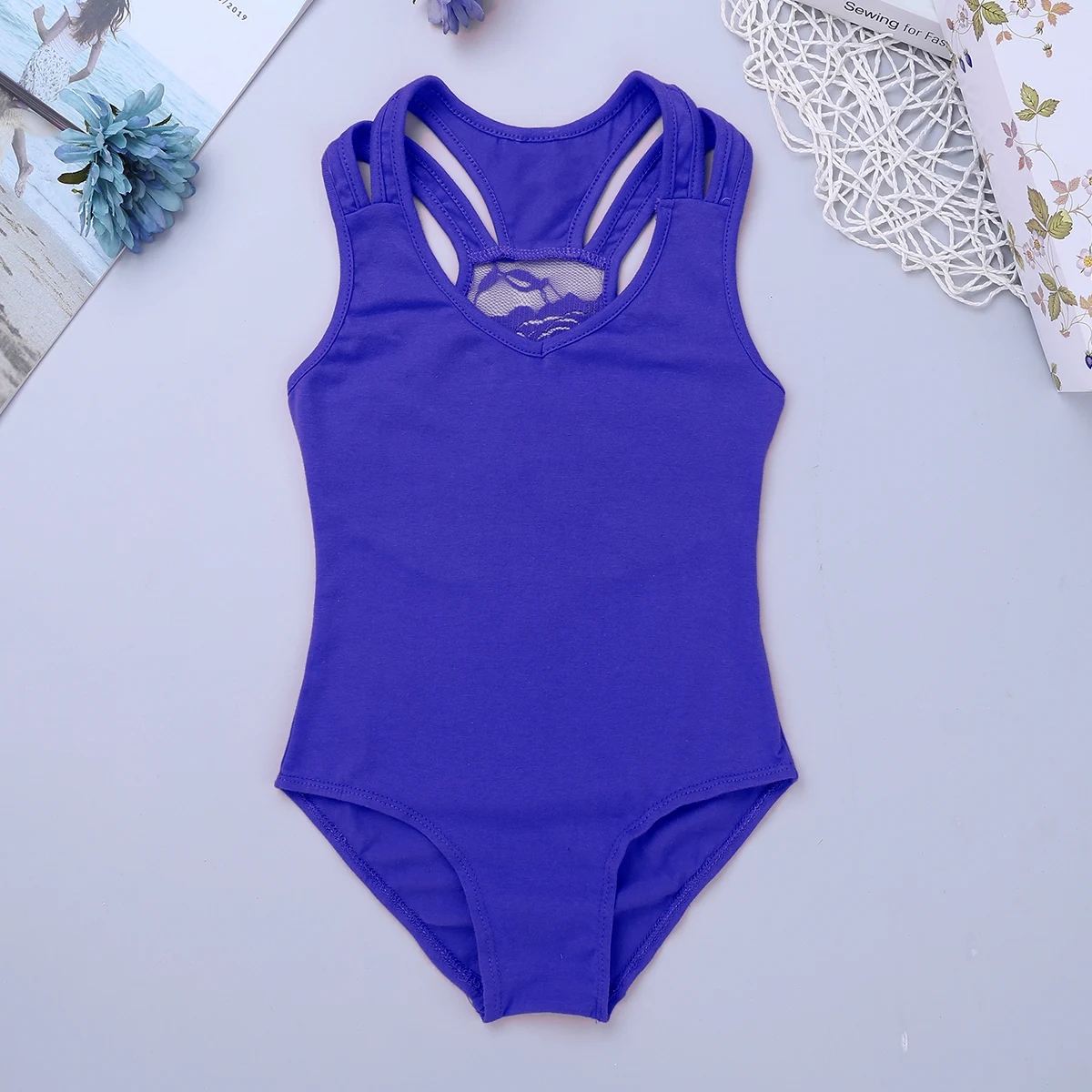 Girls Ballet Dress Kids Dance Wear Child Gymnastics Leotard Jumpsuit Bodysuit Ballerina Modern Stage Costume Gym Swimsuit | Тематическая