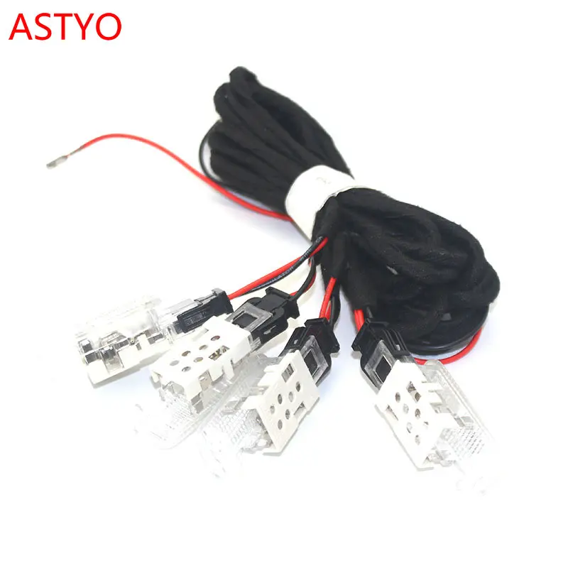 ASTYO Автомобильная фара Footwell для VW GOLF 6 JETTA MK5 MK6 TIGUAN PASSAT B6|footwell light for vw|footwell lightcar footwell