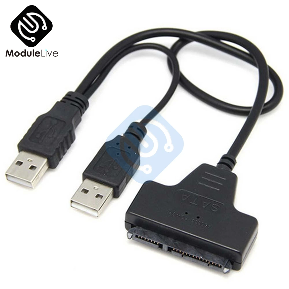 Кабель-адаптер USB 3 0 SATA 7 + 15pin на 2 для жесткого диска 5 дюйма | Инструменты