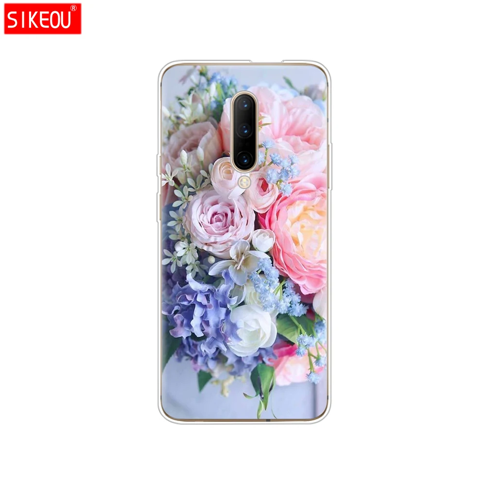 12070 Силиконовый чехол для oneplus 7 Чехол для one plus 7 pro чехол etui чехол для oneplus 7 pro чехол coque сумка бампер 1+ 7 цветок - Color: 12070