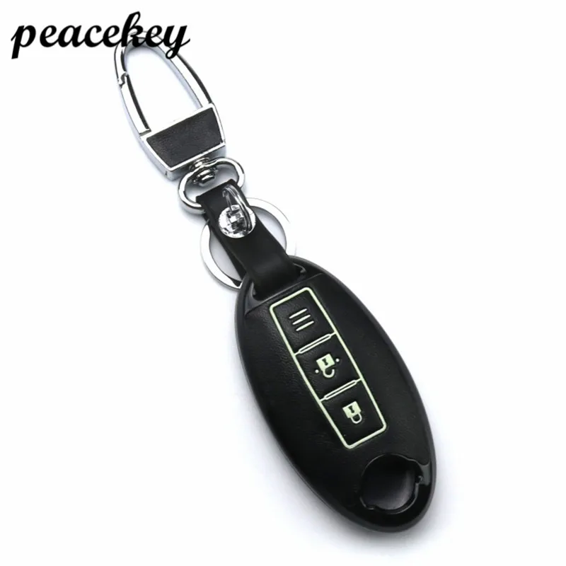 Кожаный чехол для автомобильного ключа Peacekey Nissan Infiniti Altima qashqai x trail tiida almera juke note
