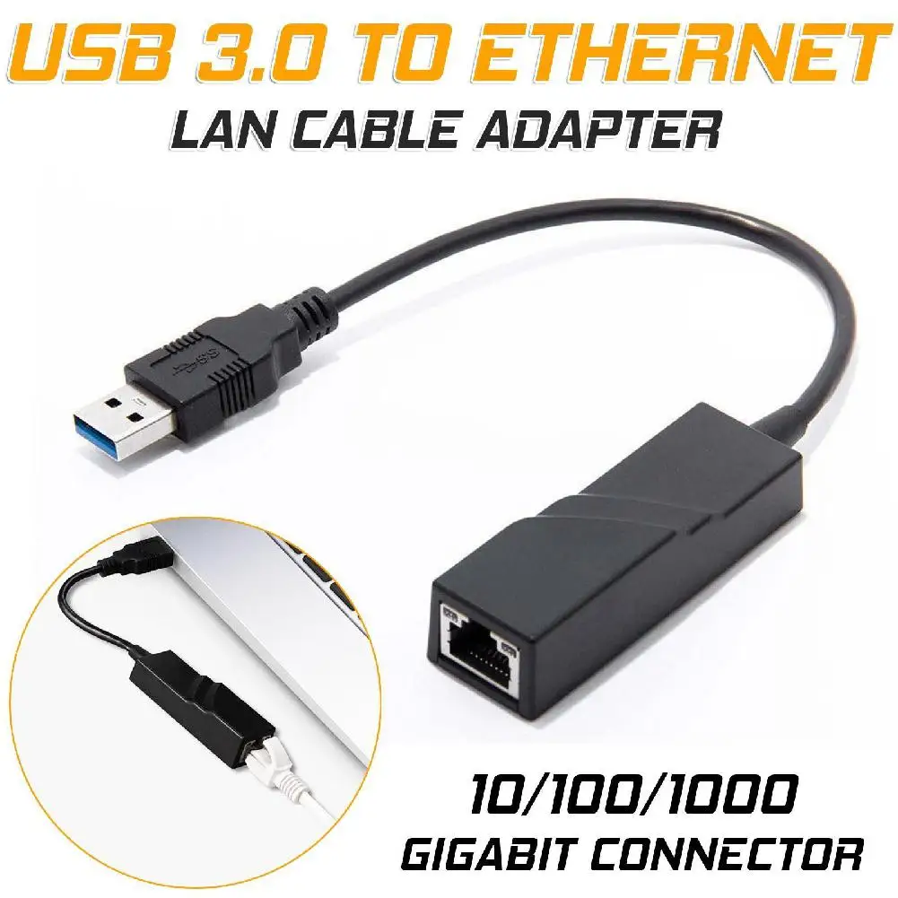 Высокоскоростной сетевой адаптер USB 3 0 в Gigabit Ethernet RJ45 LAN (10/100/1000) Мбит/с для MacBook Air ПК