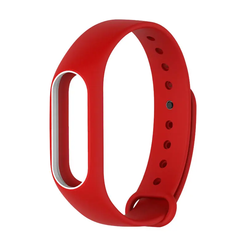 2 шт. сменный ремешок для Xiaomi mi Band силиконовые браслеты Xiao band умный Браслет 10