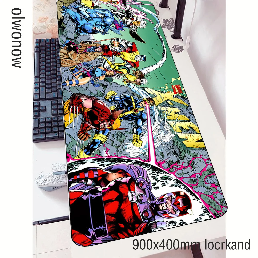 X Men коврик для мыши 90x40 см Коврик модный notbook компьютерный HD шаблон игровая padmouse
