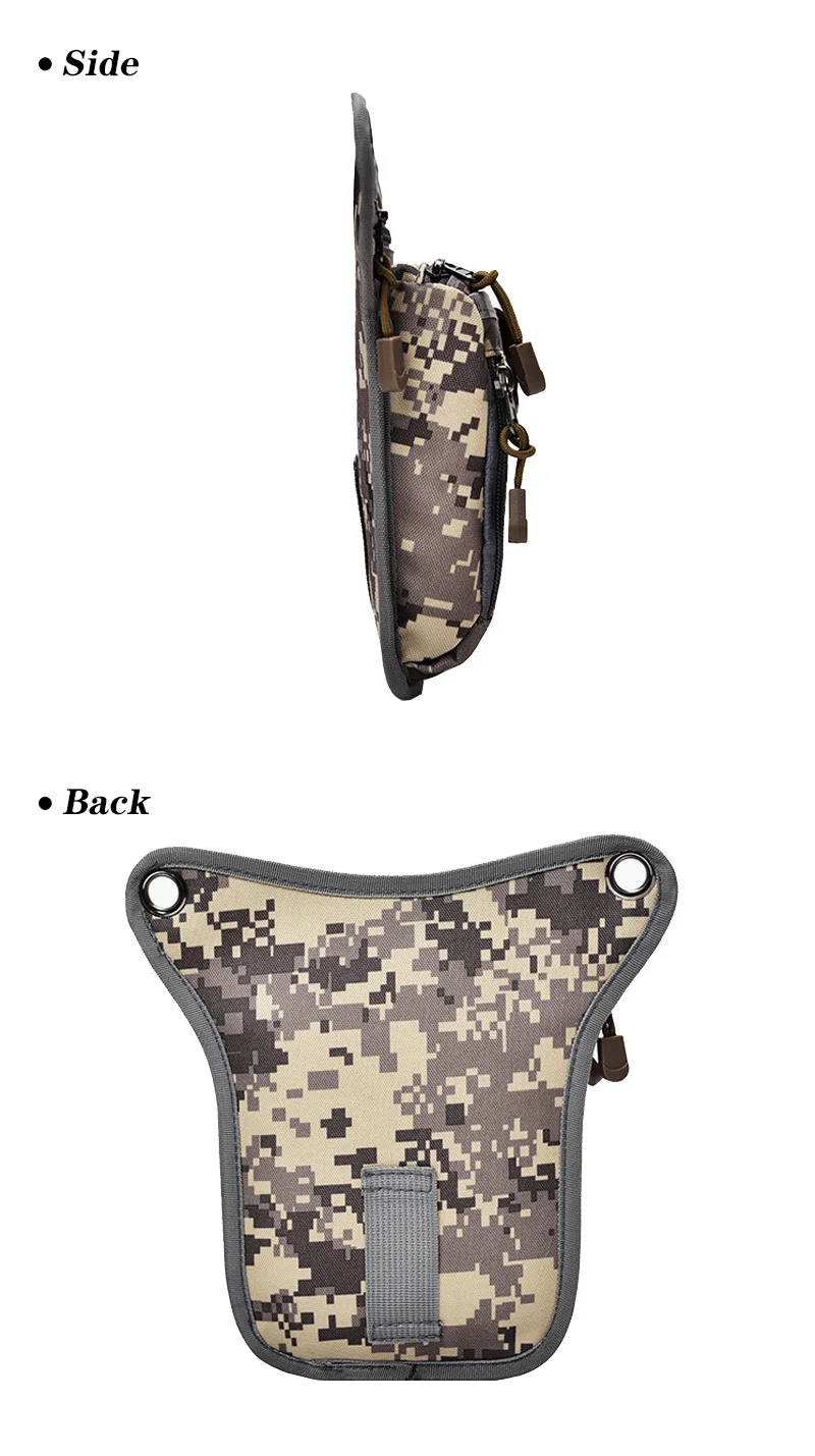 Fashion Nylon Men Legsbag New Unisex TacticalLeg Fanny Pack Casual Boys Waist Bags Multi-function Crossbody Shoulder Bags Male