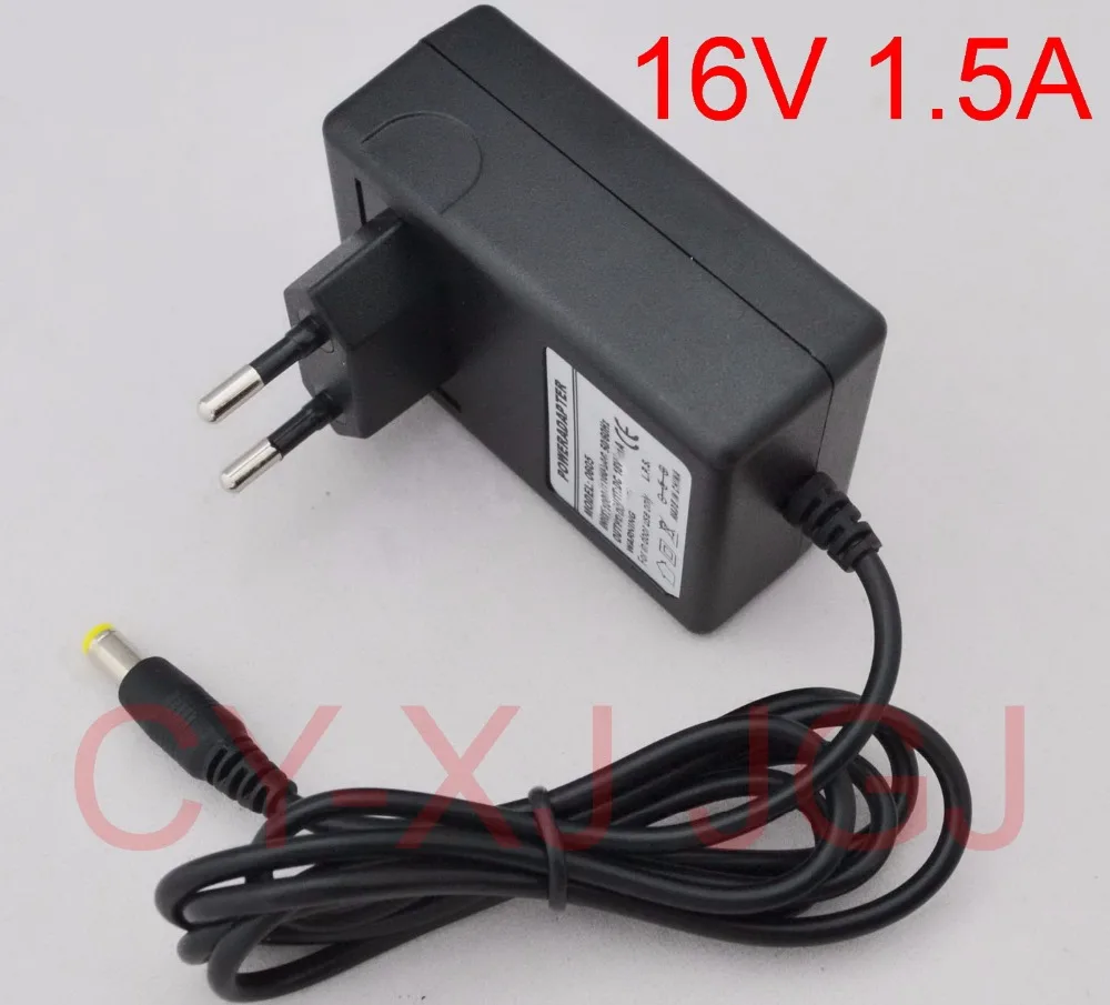 50 шт. Высокое качество 16V 1500mA AC 100 V 240 адаптер конвертер DC 1.5A и источник питания