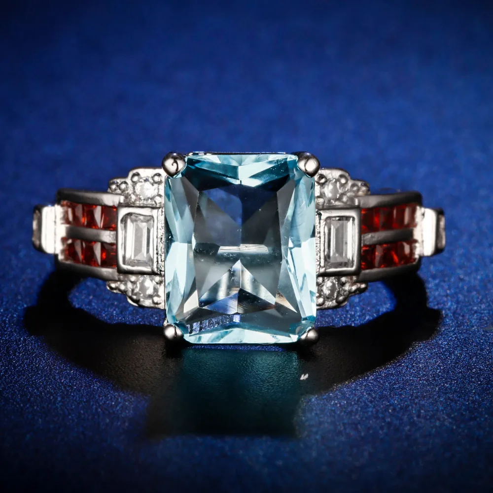 Оригинальный дизайн ручной работы cz уникальный стиль высокое качество Топаз