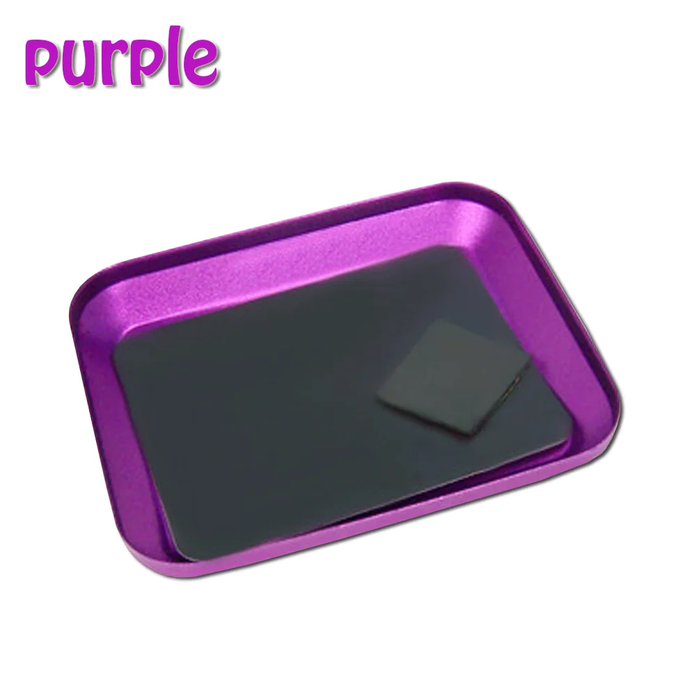 Лоток для винтов из алюминиевого сплава yah 1/10 Racing с магнитом 12 см X 10 1 5 1:10 RC