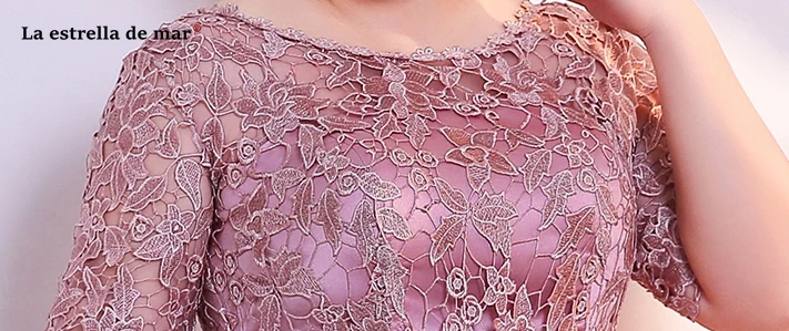 Большие размеры vestidos de madrinha, новинка, из кружева, с вырезом на шее, с коротким рукавом, трапециевидной формы, бирюзового, синего, румяна, розового цвета, свадебное платье для гостей, длина чая