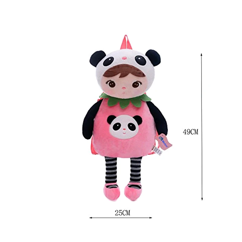 Детский мультяшный плюшевый рюкзак школьные сумки через плечо панда Снэк