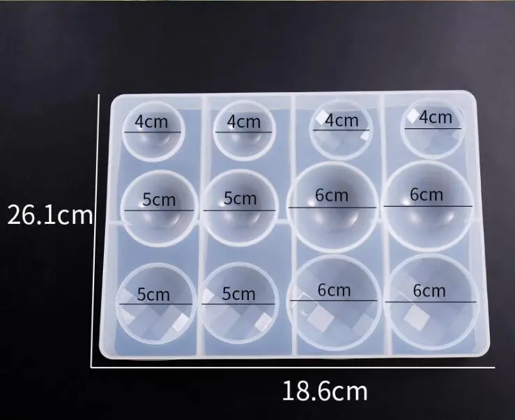 1pcs Silicone Mold DIY Crystal Epoxy Resin Molds Time Stone Jewelry Making Crafts Round Handmade Cake Fondant Chocolate Tools | Украшения и