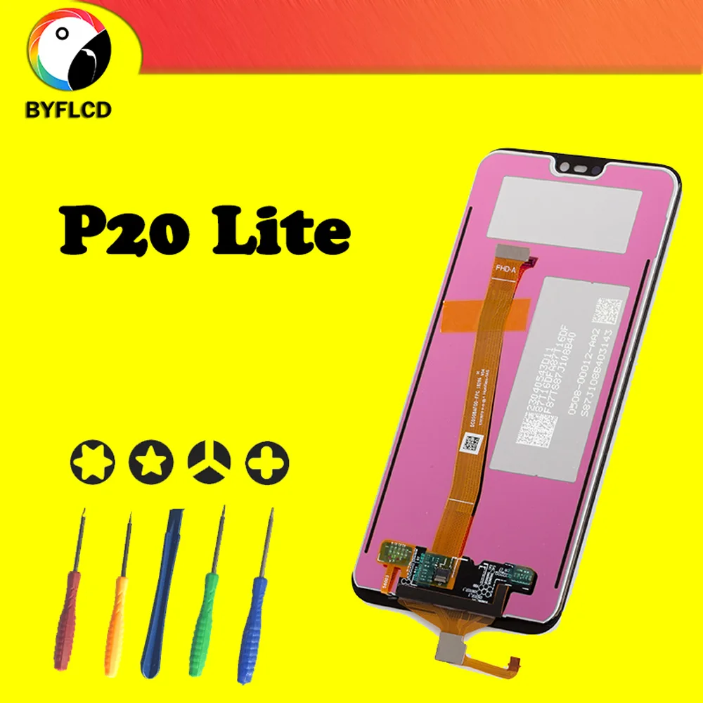 Новый ЖК дисплей для huawei P20 lite LX1 LX2 LX3 L23 L03 pantalla замена сенсорного экрана|Экраны