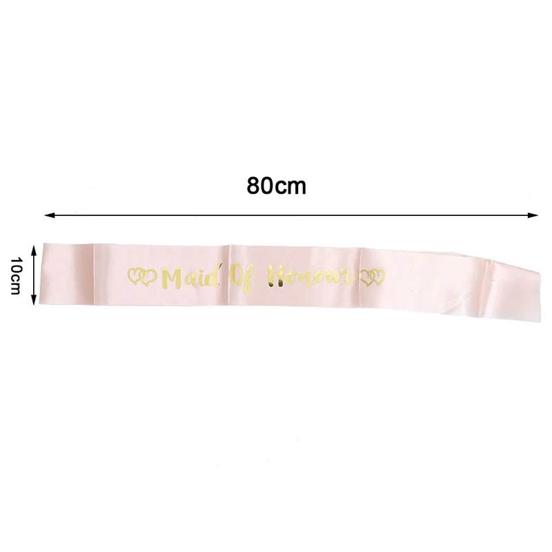 sash 7 (1pc) 6 шт./лот, атласный пояс для невесты, для команды, для девичника, вечерние украшения, принадлежности для свадьбы, украшения для душа, вечерние принадлежности - Цвет: sash 7 (1pc)