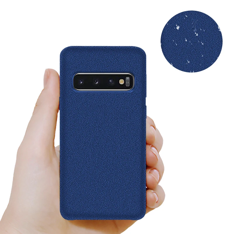 Официальный стиль для samsung S10 Plus чехол кожаный чехол для Galaxy S10 S10e Lite чехол s Роскошный замшевый полная защита