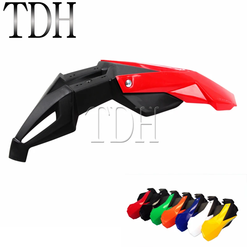 Красное черное переднее крыло мотоцикла внедорожное Грязевое покрытие для