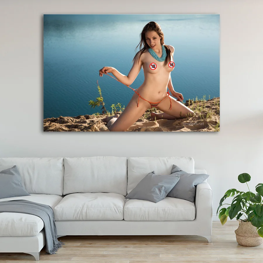 Декоративные картины пикантные Для женщин модели бикини комбинезон для девочек