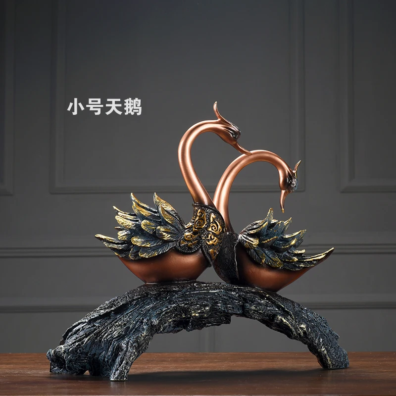 Лебедь украшения мебель для свадебного декора гостиной ТВ кабинет бизнес винный