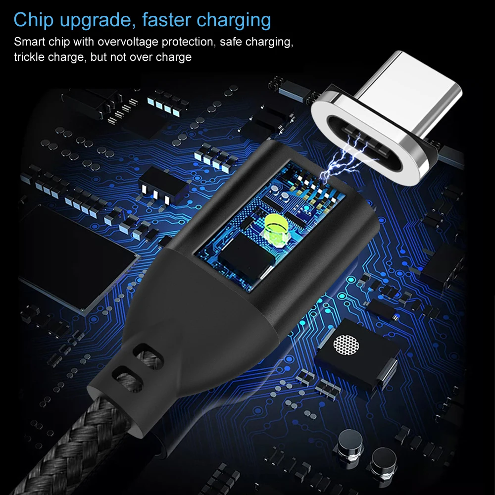 Новый MAX 3A USB кабель для быстрой зарядки и передачи данных Магнитный зарядный