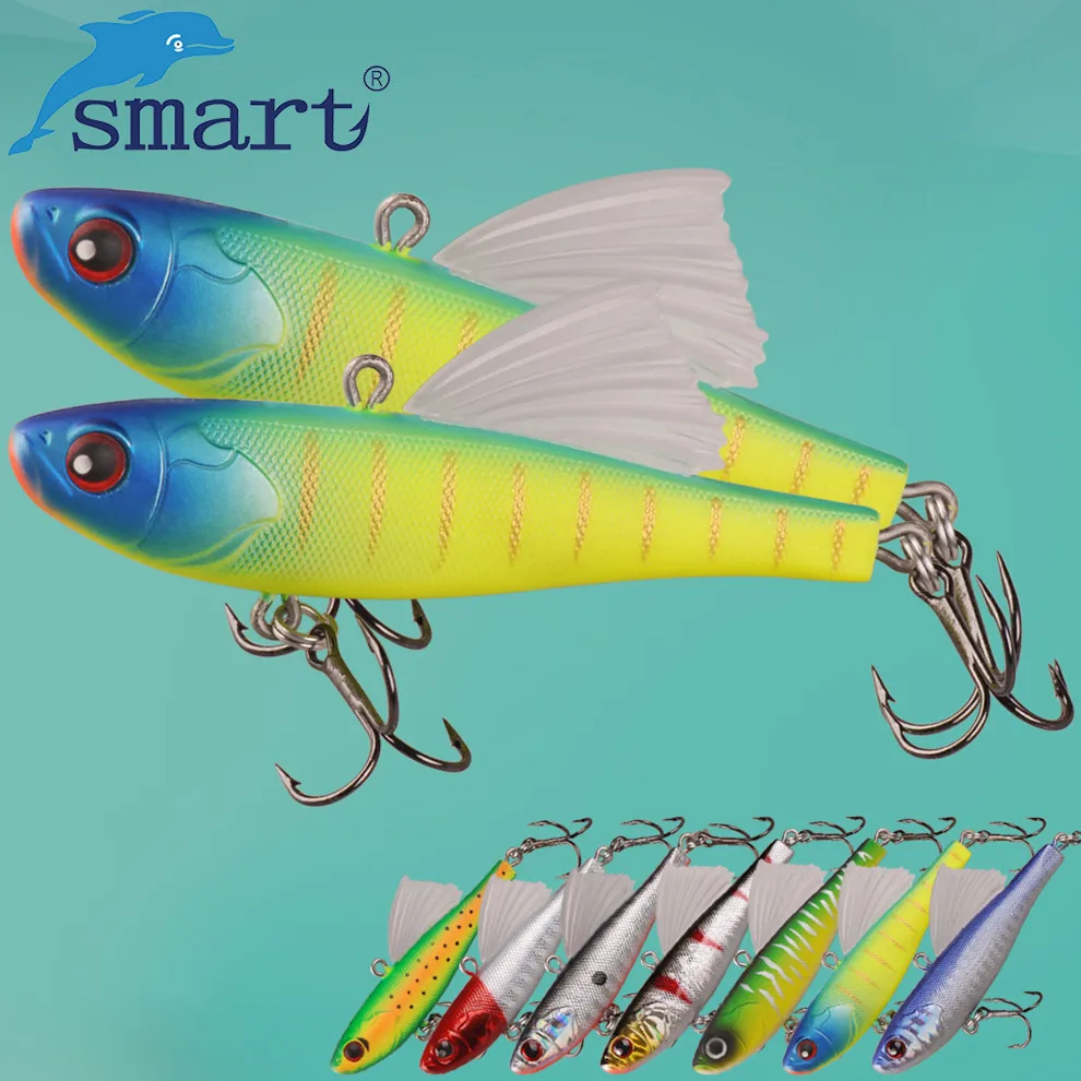 Умная Тонущая свинцовая Рыболовная Приманка VIB 75 мм 25 2 г вибрирующие рыболовные