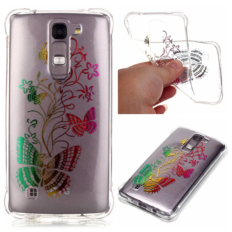 Новое поступление Роскошный прозрачный позолоченный чехол из мягкого ТПУ с