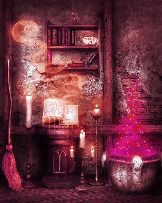 Виниловый тканевый фон на заказ для фотосъемки с изображением таинственной