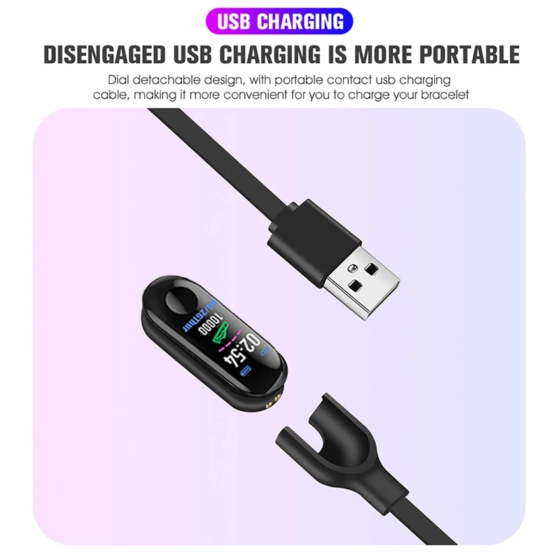 M3 цветной ips-экран умный спортивный фитнес-браслет измеритель артериального