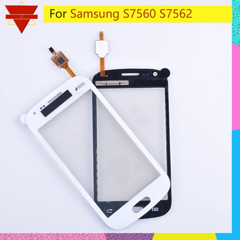 10 шт \ Лот Новый S7560 S756 для samsung galaxy Trend GT S7562 дигитайзер сенсорный экран Замена