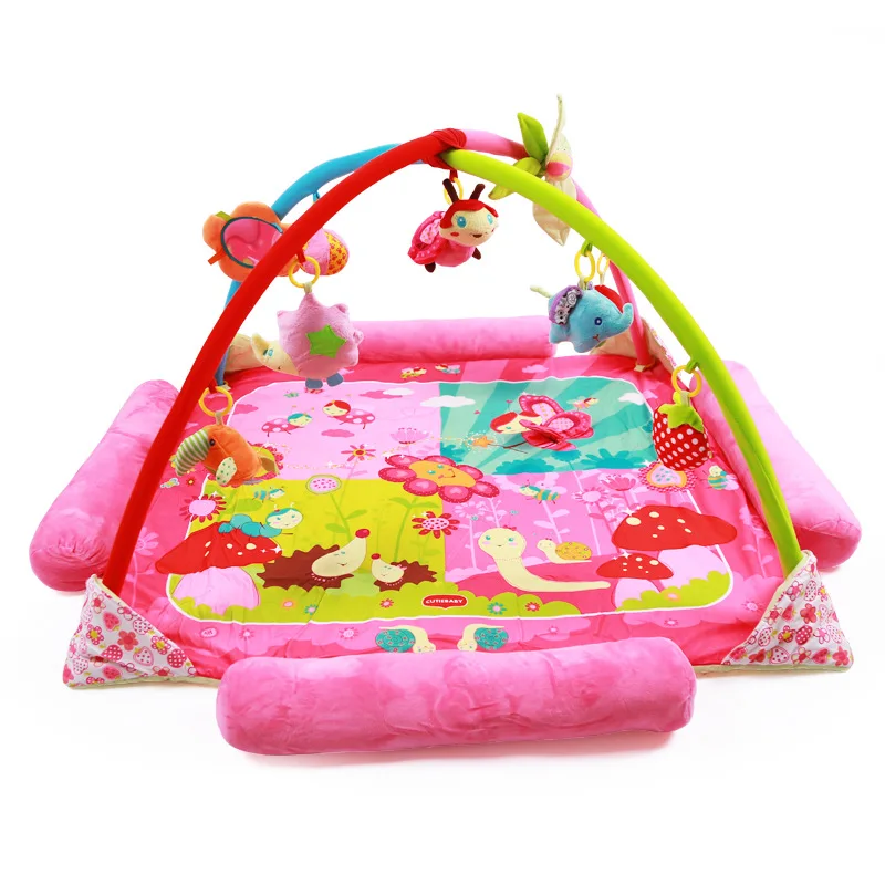 Multifunctional Cartoon Pattern Baby Toy Music Game Blanket Baby Fitness Game Game Crawling Mat 0-12 Months -1-2 Years Old