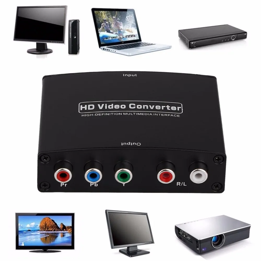 HDMI в RGB компоненты (YPbPr) видео + R/L аудио адаптер конвертер HD ТВ 2 канала LPCM 1 65
