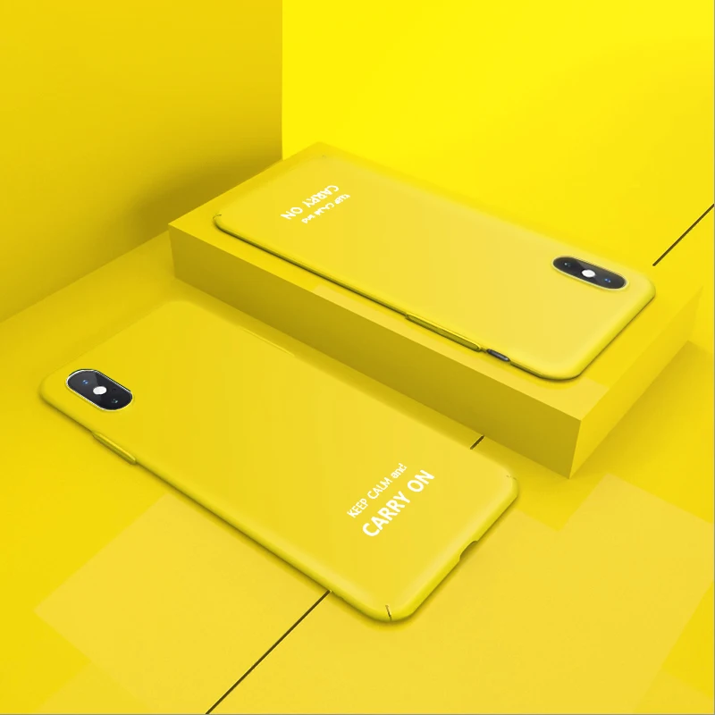 Жесткий ПК чехол ADKO для iPhone 7 8 Plus с цветной задней надписью X 10 матовый конфетный
