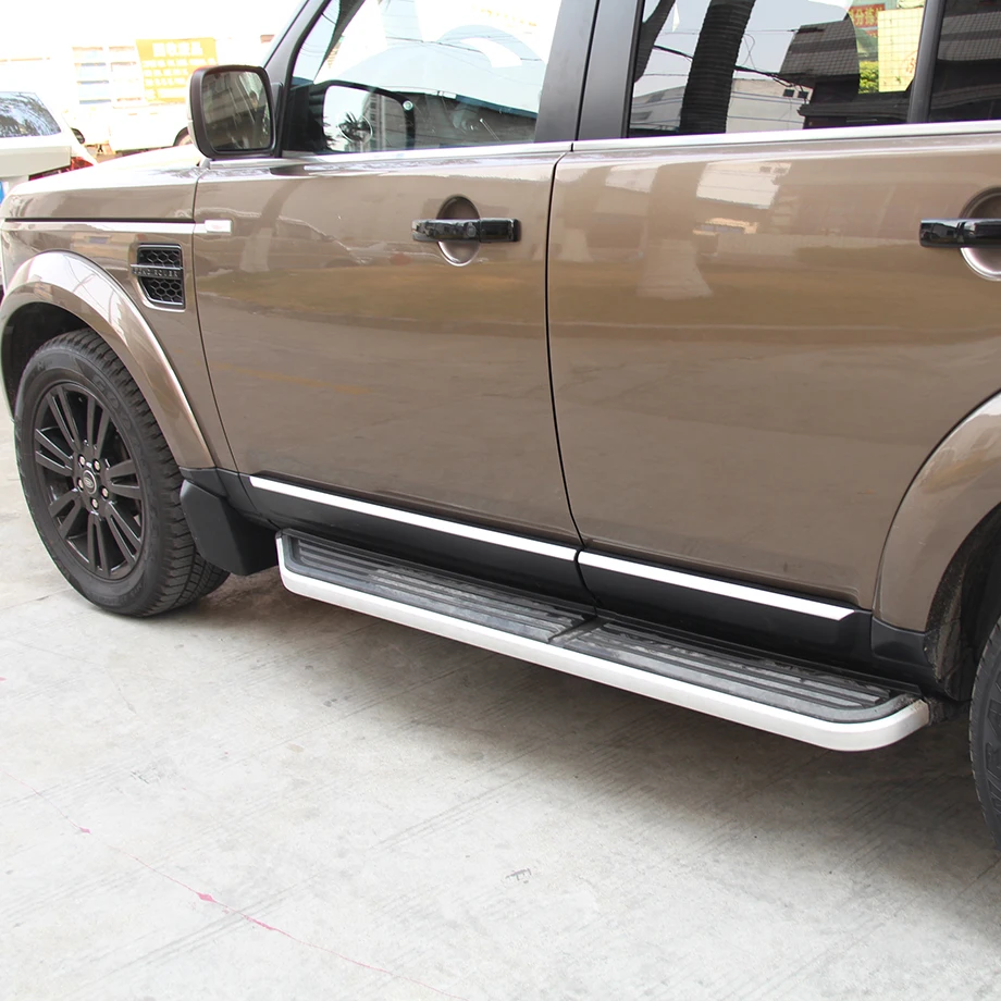 4 шт. хромированные боковые двери для Land Rover Discovery 2009 2015 автомобильный Стайлинг|side