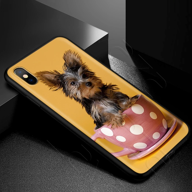 Lavaza Yorkshire Terrier Dog Puppy Case for iPhone 11 Pro XS Max XR X 8 7 6 6S Plus 5 5s se |