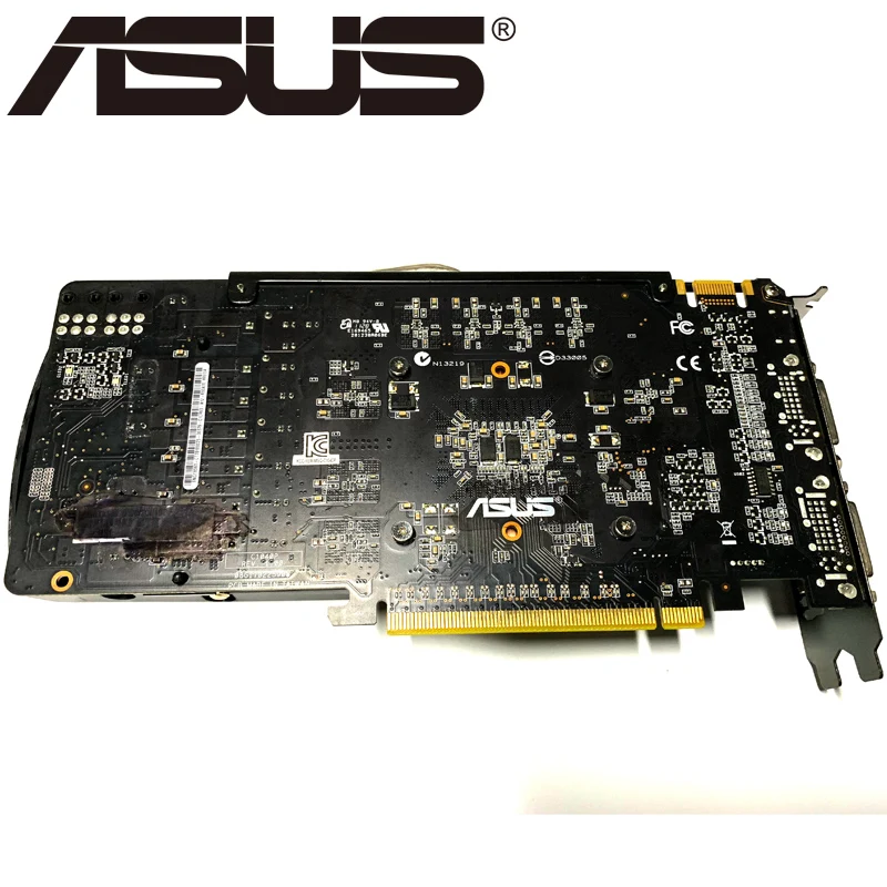 Видеокарта ASUS GTX 560Ti 1 ГБ 560 бит GDDR5 графические карты для nVIDIA Geforce 750 ti б/у VGA мощнее