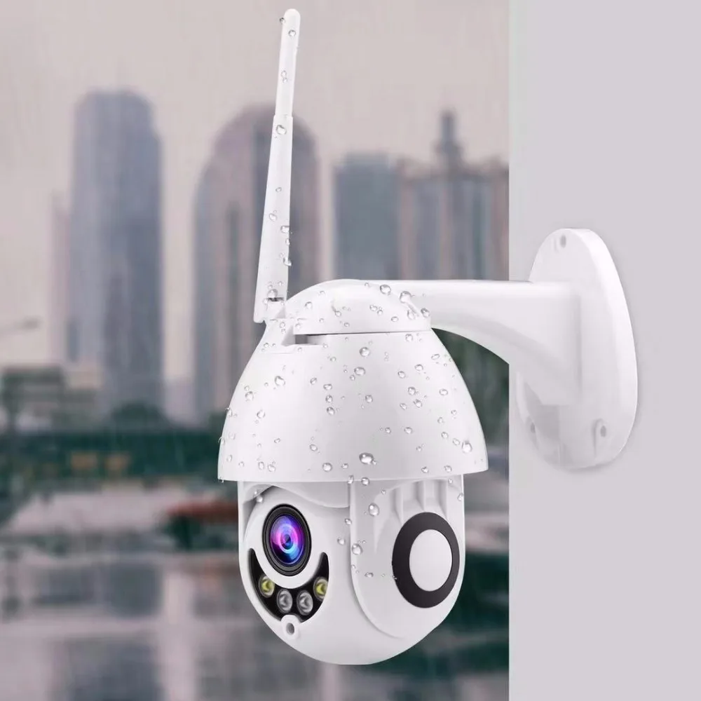 Ip-камера Wifi 1080P 2MP мини скоростной купольный смарт-пульт дистанционного управления PTZ Onvif sd-карта Max128G IR расстояние 25 м для камеры видеонаблюдения