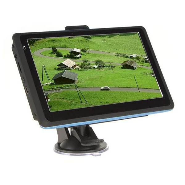 7 дюймовый автомобильный Gps навигатор емкостный Экран 8G 256Mb Mp3/Mp4 голос дальнего