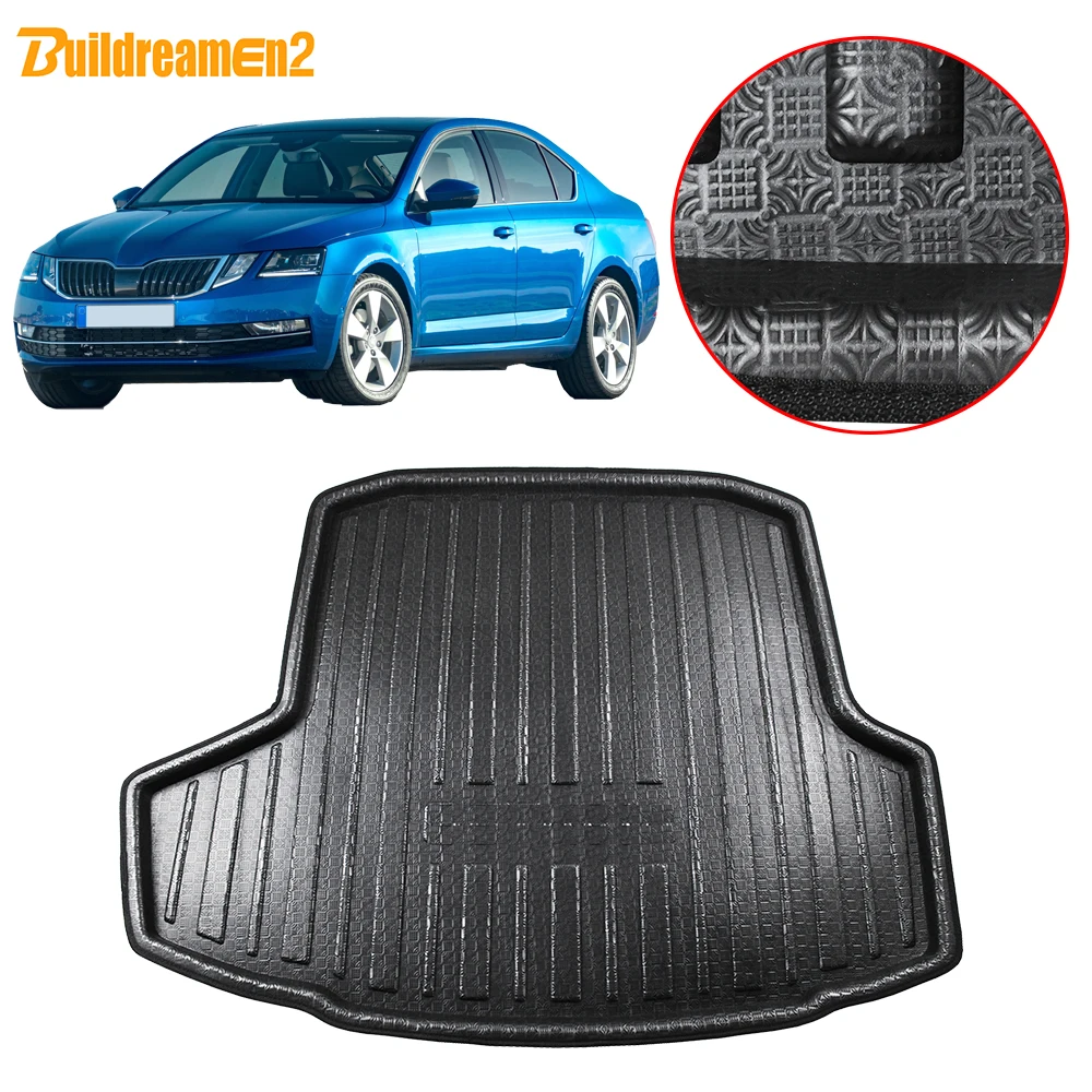 Buildreamen2 для Skoda Octavia Sedan Hatchback коврик багажника автомобиля поднос подкладка