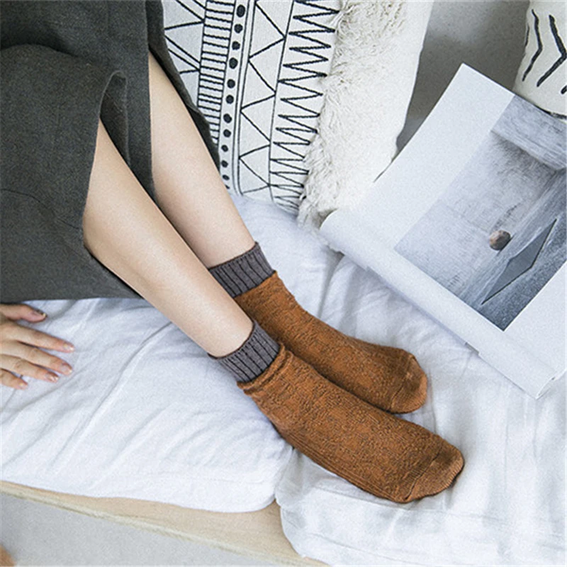 Женские носки [EIOISAPRA] милые длинные однотонные осенне-зимние для женщин