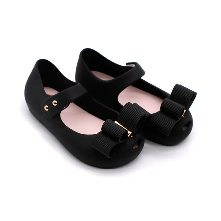 Mini Melissa/ г.; Горячая Новинка; стильная обувь для маленьких девочек; Рождественская обувь; подарок; Летние босоножки из ПВХ с бантом для девочек; три цвета