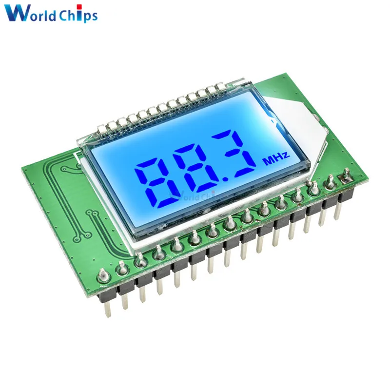 PLL LCD 87-108 МГц цифровой fm-радио передатчик/приемник модуль беспроводной микрофон стерео плата Цифровое шумоподавление