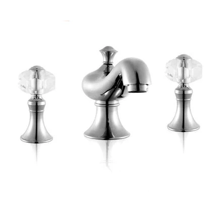 Роскошный золотой кран для ванной комнаты 8 дюймов латунный с