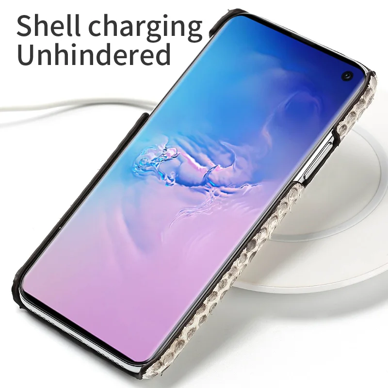 Чехол из натуральной кожи питона для samsung a50 роскошный ударопрочный чехол Samsung A30