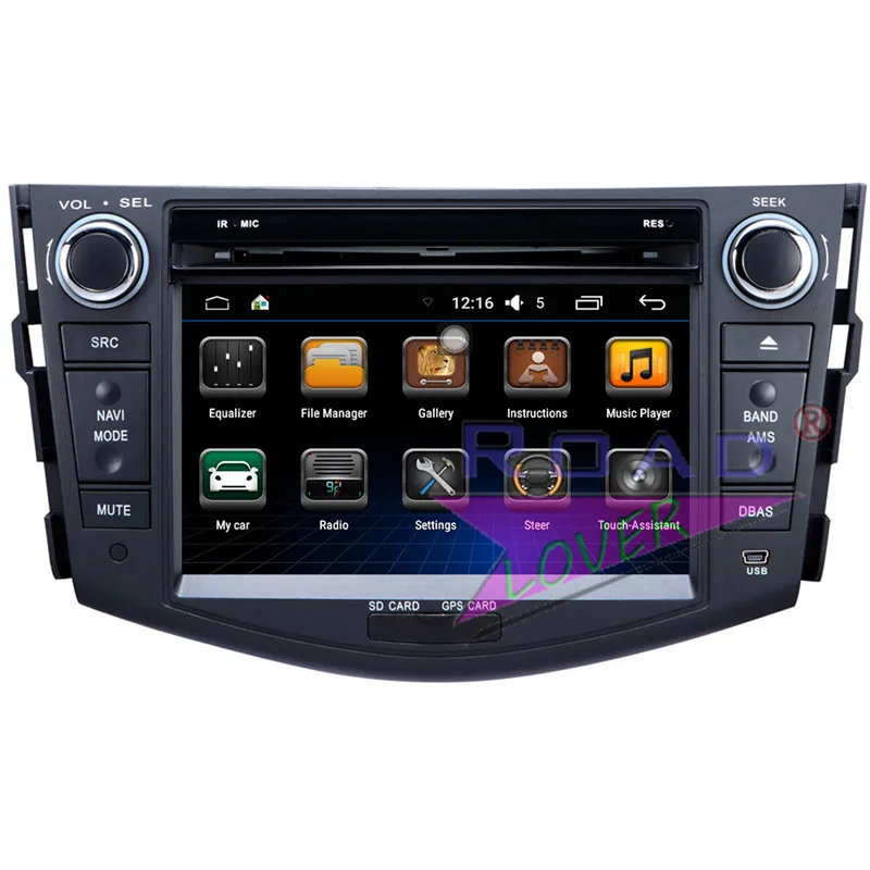 Автомобильный DVD плеер Roadloevr с четырёхъядерным процессором Android 6 0 2 Din GPS