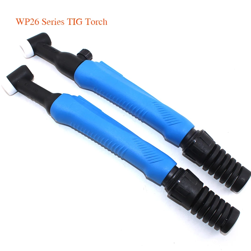 TIG Welding machine welder accessories/parts WP26/WP26V EU style TIG welding torch/gun head with Gas Valve 350a 500a gas welding gun shunt connecting rod insulation cover bent pipe nozzle gas welding gun accessories welder gun parts